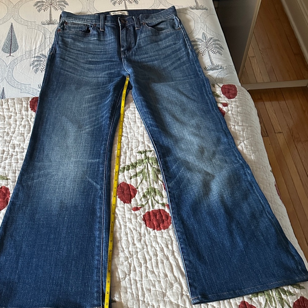 Madewell Flea Market Flare Blue Jeans